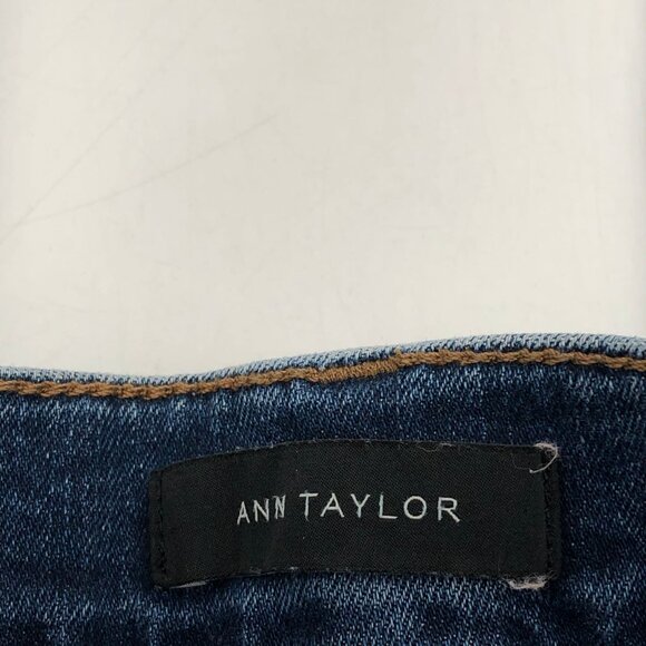 Ann Taylor Blue Skinny Jeans | Mid Rise, Size 4 - Picture 3 of 7